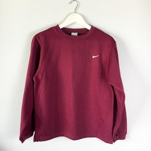 Nike Crewneck Maroon Sweatshirt 